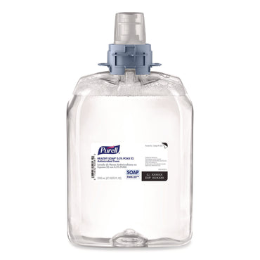 PURELL® HEALTHY SOAP 0.5% PCMX E2 Antimicrobial Foam, Fragrance-Free, 2,000 mL, 2/Carton (GOJ528202CT)