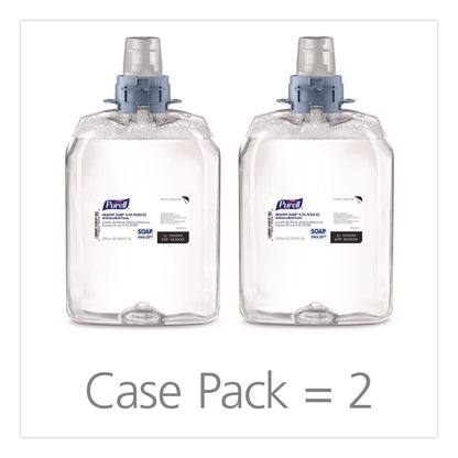 PURELL® HEALTHY SOAP 0.5% PCMX E2 Antimicrobial Foam, Fragrance-Free, 2,000 mL, 2/Carton (GOJ528202CT)