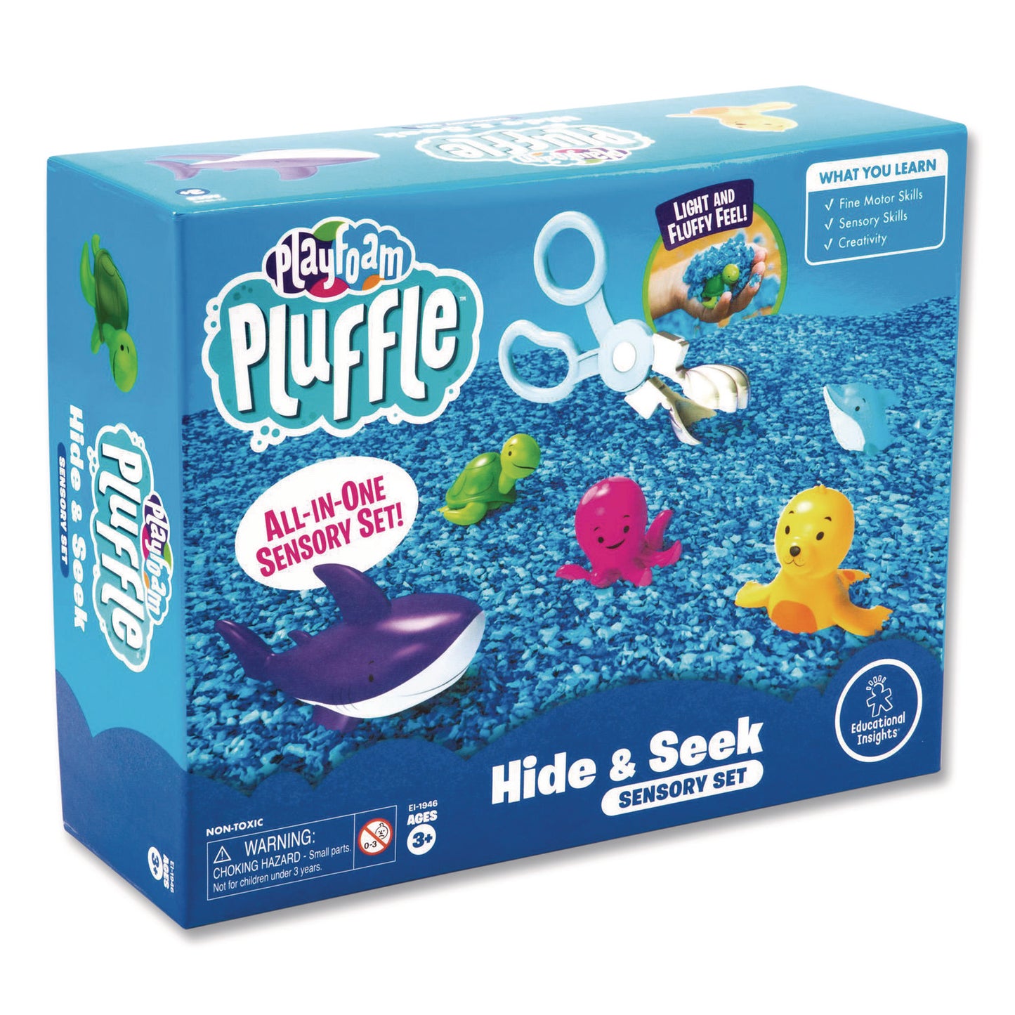 Educational Insights® Playfoam Pluffle Hide and Seek Sensory Set, Ages 3 to 7 (EII1946)