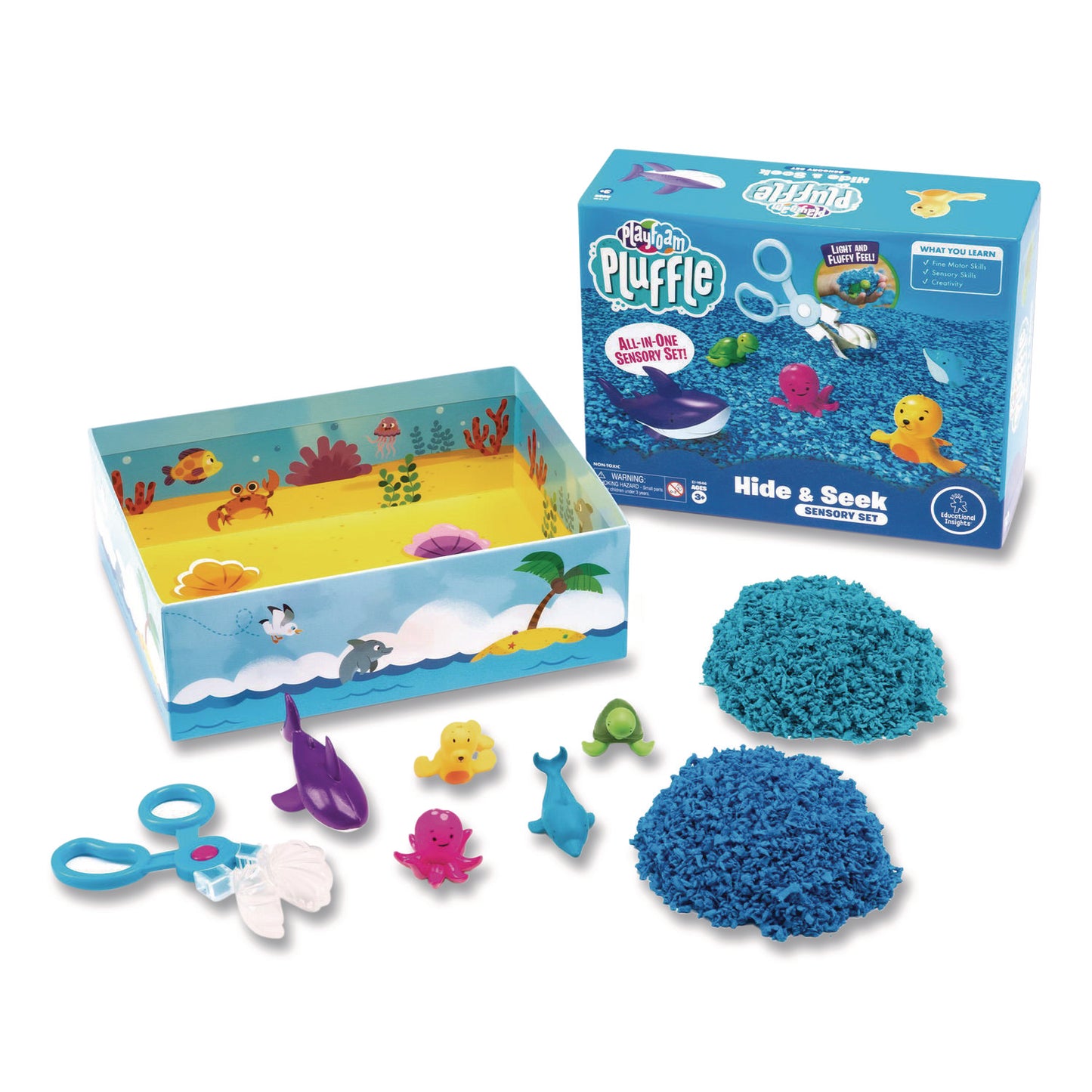 Educational Insights® Playfoam Pluffle Hide and Seek Sensory Set, Ages 3 to 7 (EII1946)