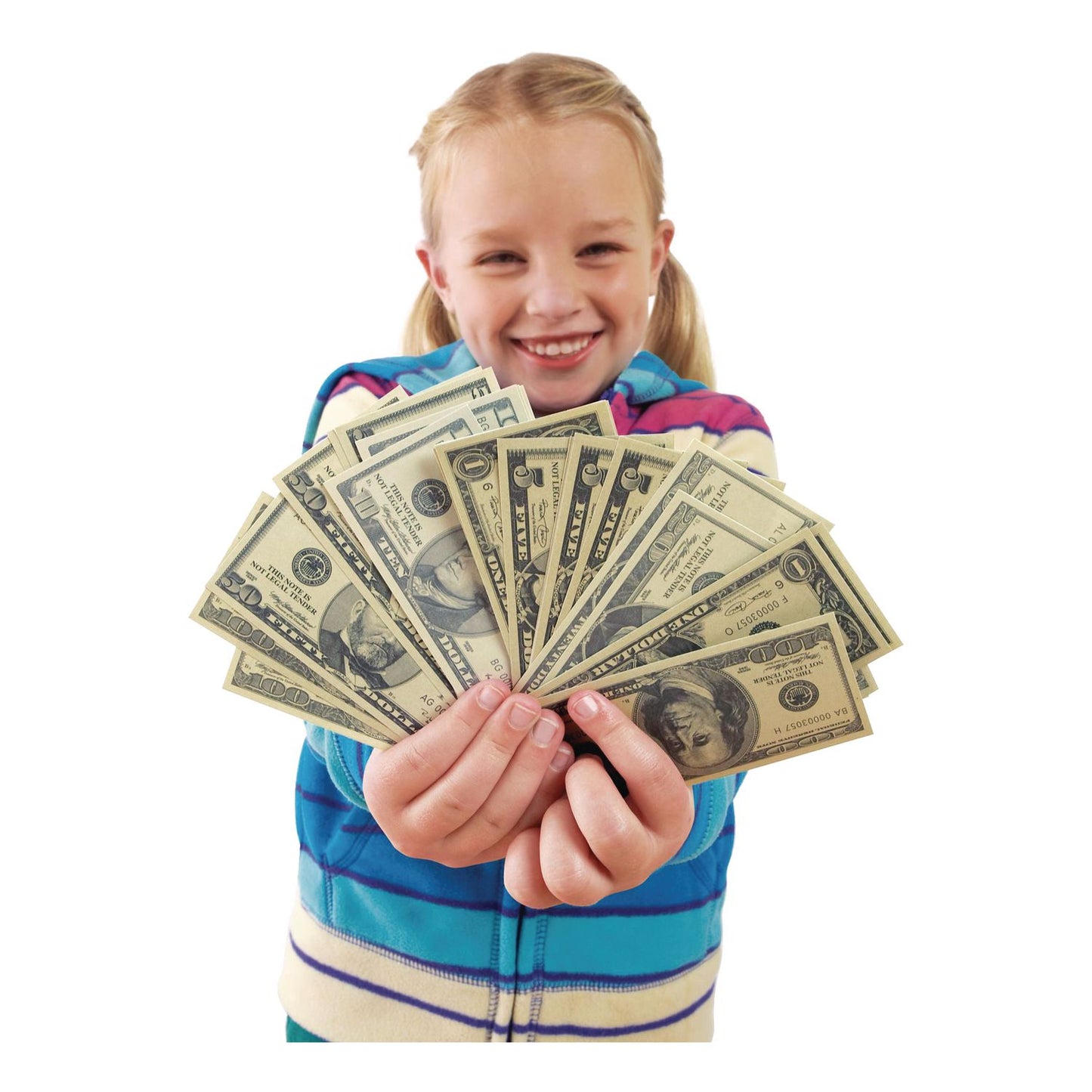 Educational Insights® Play Money Deluxe Set, Grades K to 4, 750 Pieces (EII3059)