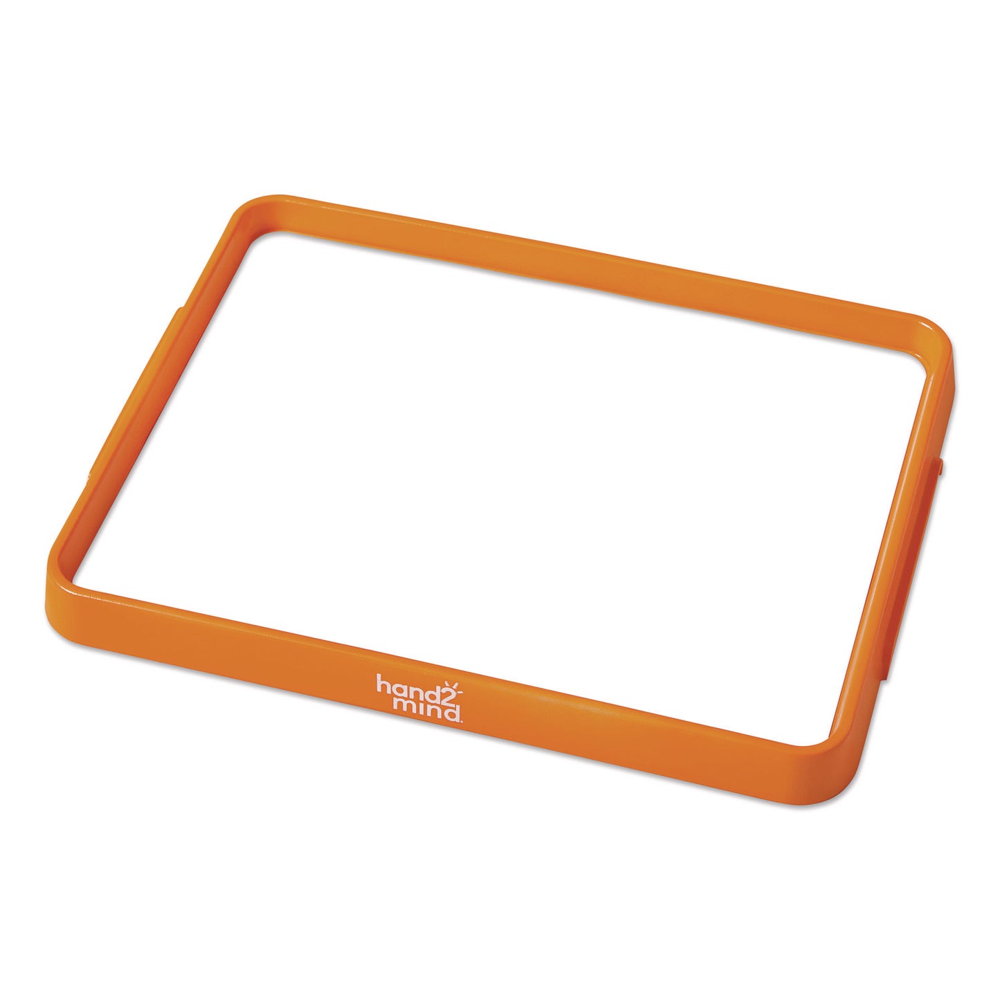 hand2mind® Magnetic Dry-Erase Trays, 13" x 9.5", White Surface, Assorted Frame Colors, 6/Set (HDM96157)