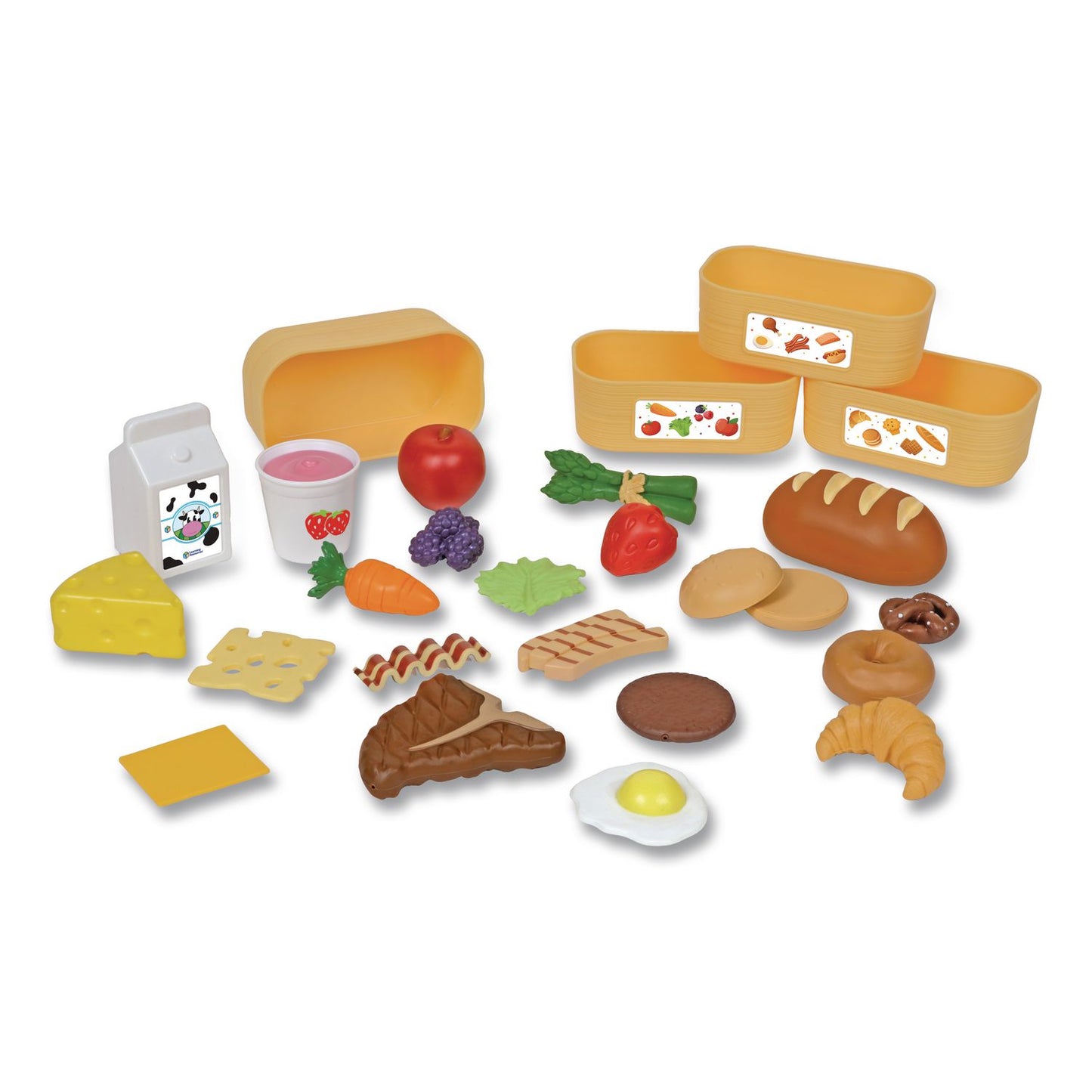 Learning Resources® New Sprouts Pick 'n' Sort Food Groups, Pre-K to K, 21 Pieces (LRNLER9755)