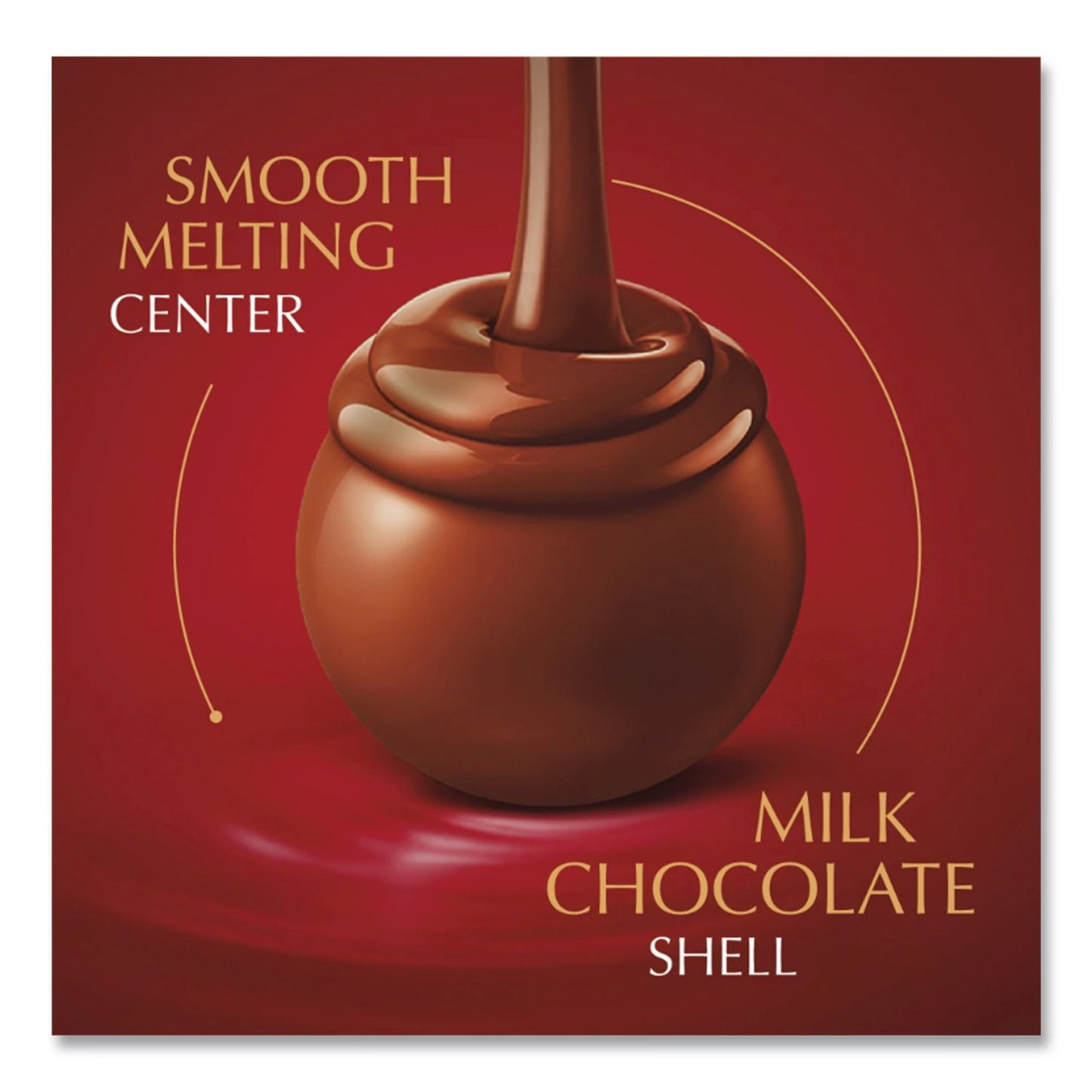 Lindt Lindor Milk Chocolate Truffles, 25.4 oz Box, 60/Box (LSPLAS3512)