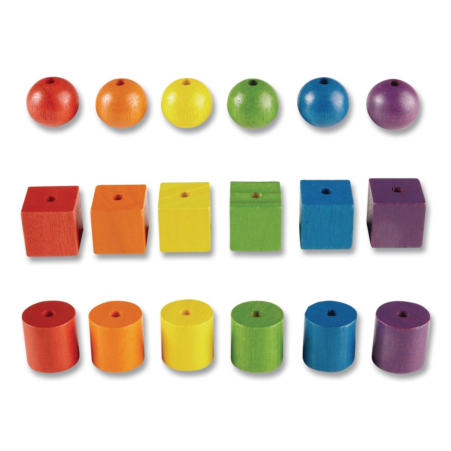 Learning Resources® Beads and Pattern Card Set, Grades Pre-K to 2, 130 Pieces (LRNLER0139)