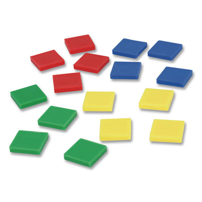 Learning Resources® Square Color Tiles, Pre-K to K, 400 Pieces (LRNLER0203)