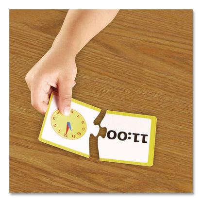 Learning Resources® Time Activity Set, 1 to 12 Players, Grades K to 1, 41 Pieces (LRNLER3220)
