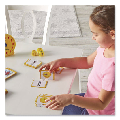 Learning Resources® Time Activity Set, 1 to 12 Players, Grades K to 1, 41 Pieces (LRNLER3220)