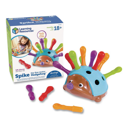 Learning Resources® Spike the Fine Motor Hedgehog, Pre-K, 14 Pieces (LRNLER8904)