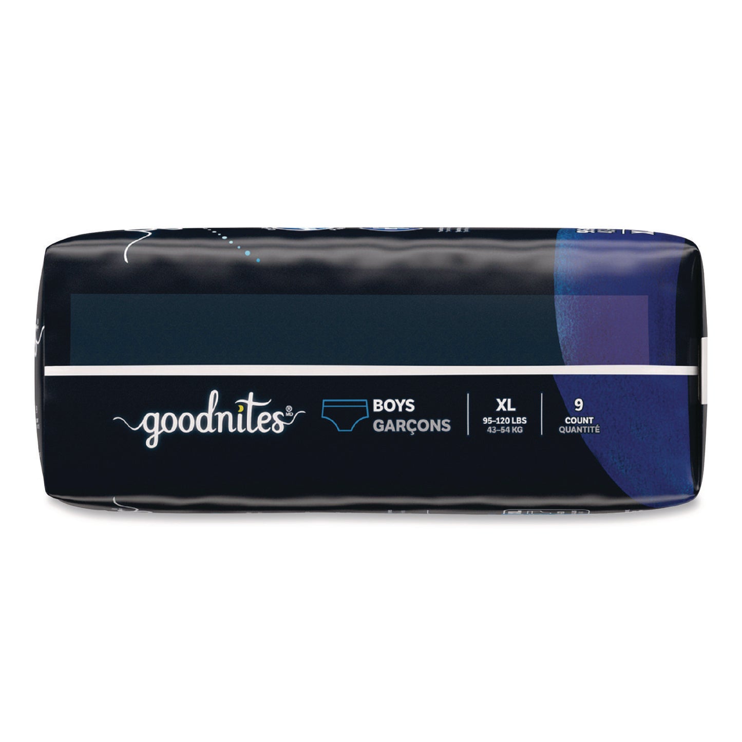 Goodnites® Nighttime Bedwetting Underwear for Boys, X-Large, 95 lbs to 140+ lbs, White, 9/Pack, 4 Packs/Carton (KCM55592)