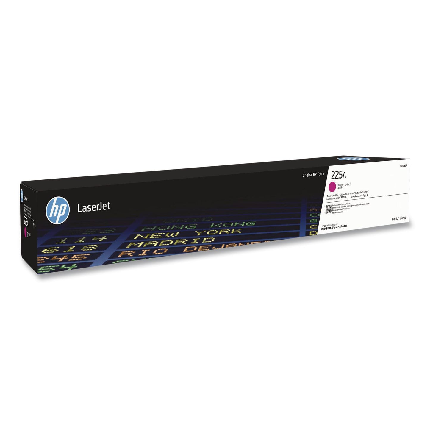 HP HP 225A (W2253A) Magenta Original LaserJet Toner Cartridge (HEWW2253A)