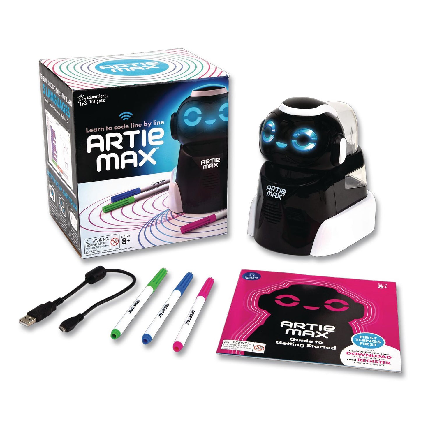 Educational Insights® Artie Max The Coding Robot, Grades 3 to 8 (EII1126)