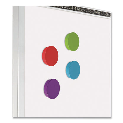 Learning Resources® Super Strong Magnets, Small, 1.5" Diameter, Assorted Colors, 4 Pieces (LRNLER2689)