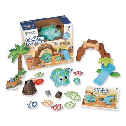 Learning Resources® Coding Critters: Rumble and Bumble, Grades Pre-K to 3, 23 Pieces (LRNLER3082)
