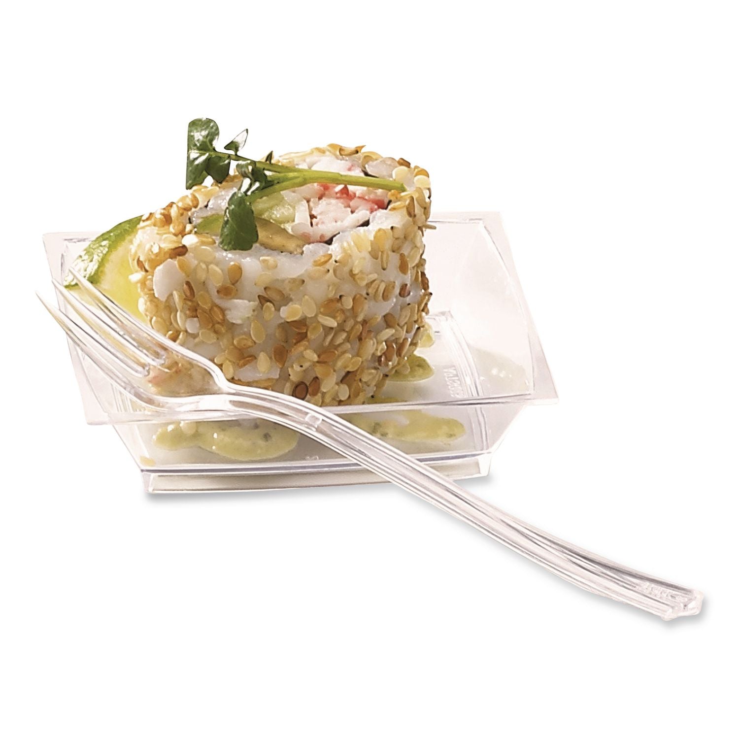 wna-petites-mini-utensils-medium-duty-petite-tasting-fork-plastic-clear-500-carton-wnaaptfkcl_5