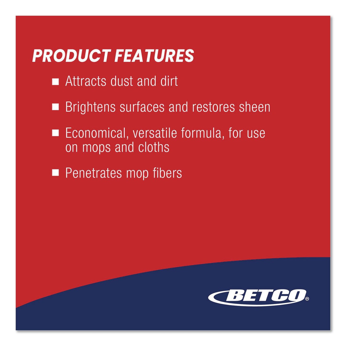 Betco® DM120 Mop Treatment, Banana Scent, 1 gal Bottle, 4/Carton (BET1200400)