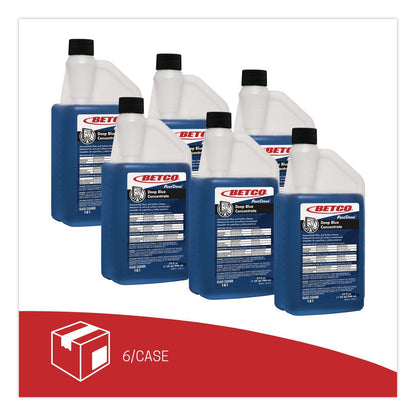 Betco® Deep Blue Glass and Surface Cleaner, 32 oz Bottle, 6/Carton (BET1814800)