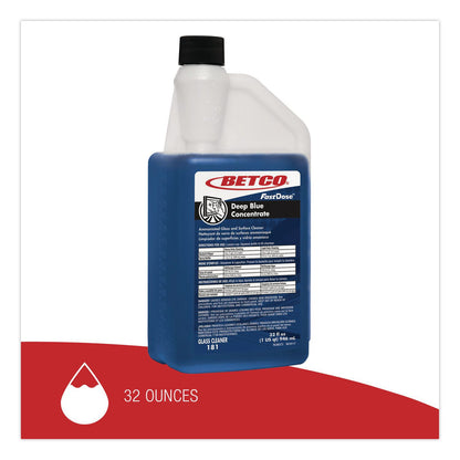 Betco® Deep Blue Glass and Surface Cleaner, 32 oz Bottle, 6/Carton (BET1814800)
