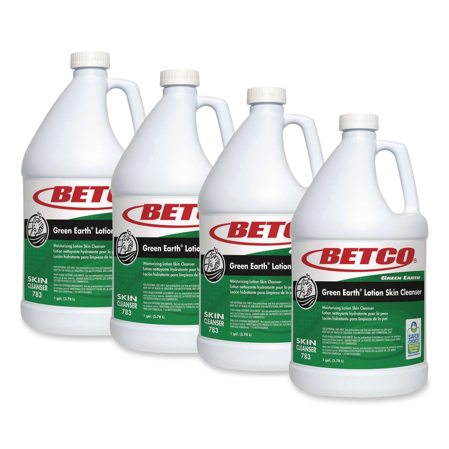 Betco® Lotion Skin Cleanser, Fresh Meadow Scent, 1 gal Bottle, 4/Carton (BET7830400)