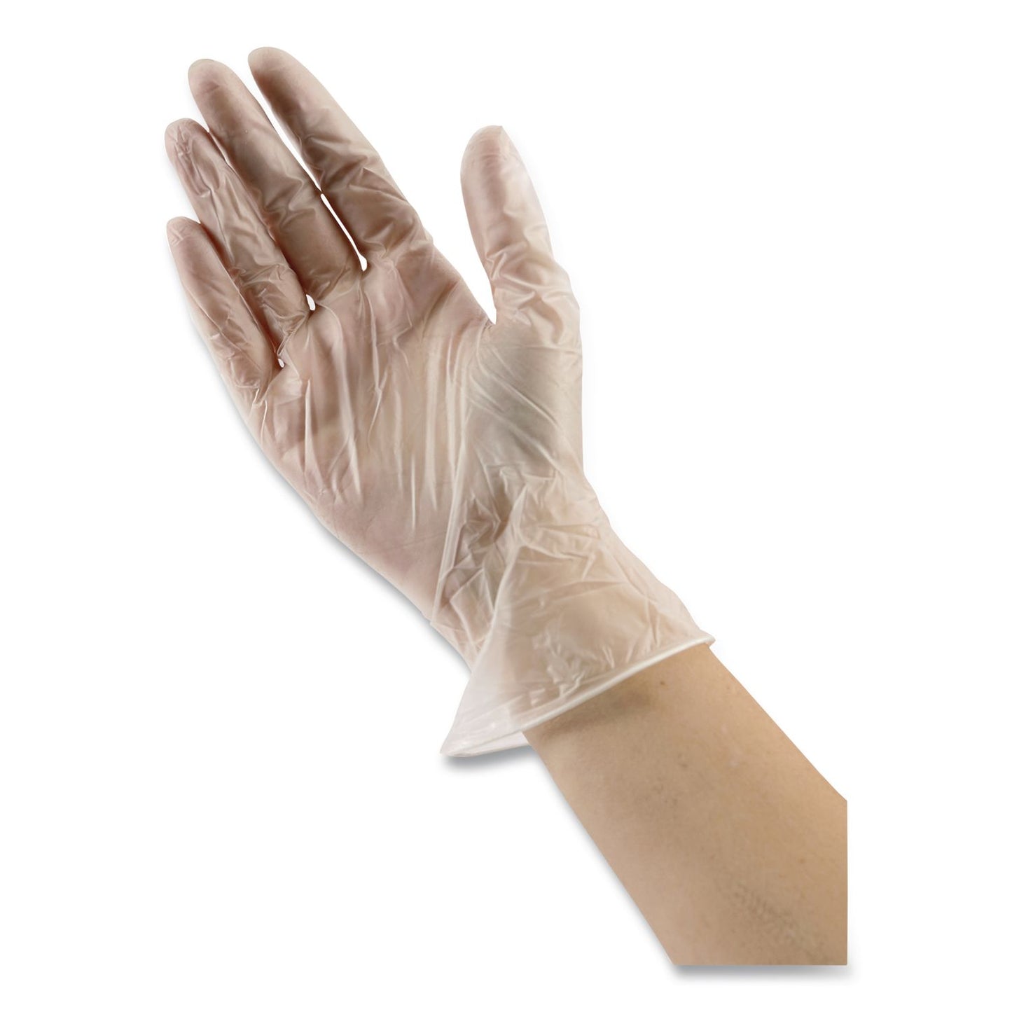 Boardwalk® General Purpose Vinyl Gloves, Powder-Free, XX-Large, 2.6 mil Thick, 9.5" Long, Clear, 100/Box (BWK365XXLBX)