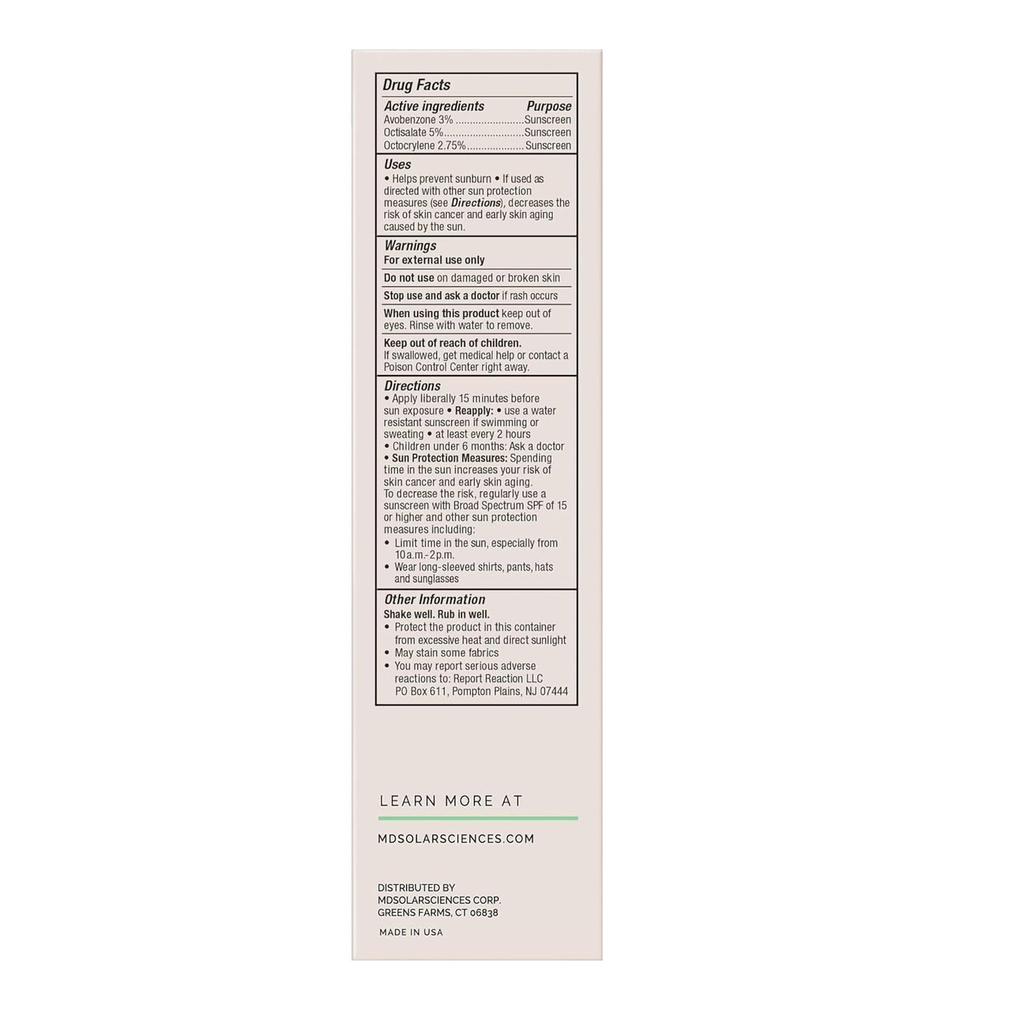 MDSolarsciences™ Tint + Tone SPF 50 Facial Moisturizer with Sunscreen 1.7 oz. Tube Scented Cream (1235331_EA)