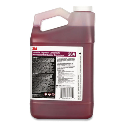 3M™ Industrial Degreaser Concentrate 26A, 0.5 gal Bottle, 4/Carton (MMM26A)