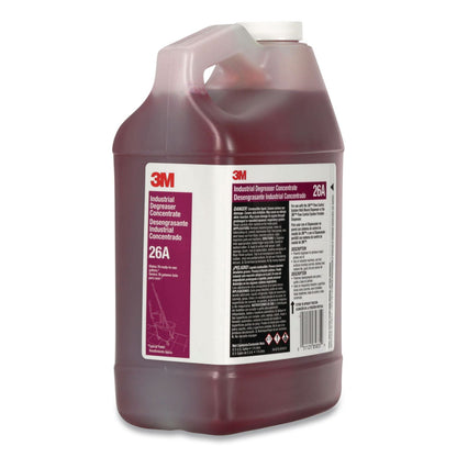 3M™ Industrial Degreaser Concentrate 26A, 0.5 gal Bottle, 4/Carton (MMM26A)