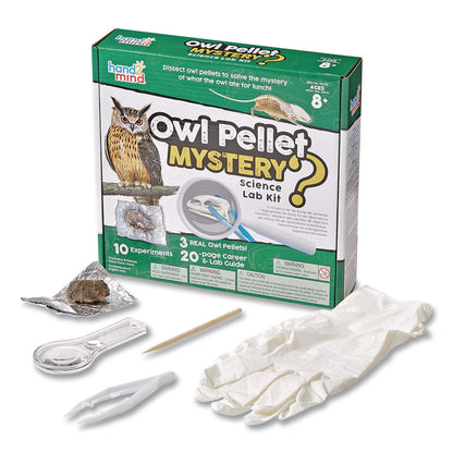 hand2mind® Owl Pellet Mystery Science Lab Kit, Grades 3 to 8 (HDM90738)