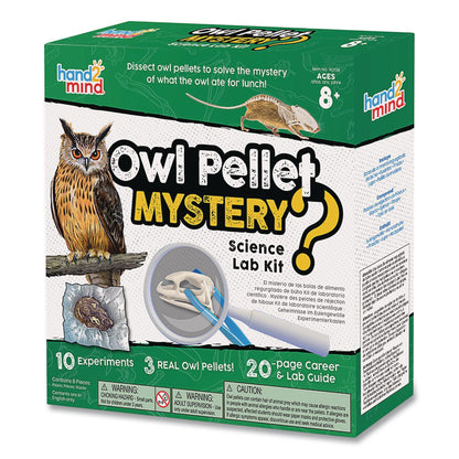 hand2mind® Owl Pellet Mystery Science Lab Kit, Grades 3 to 8 (HDM90738)