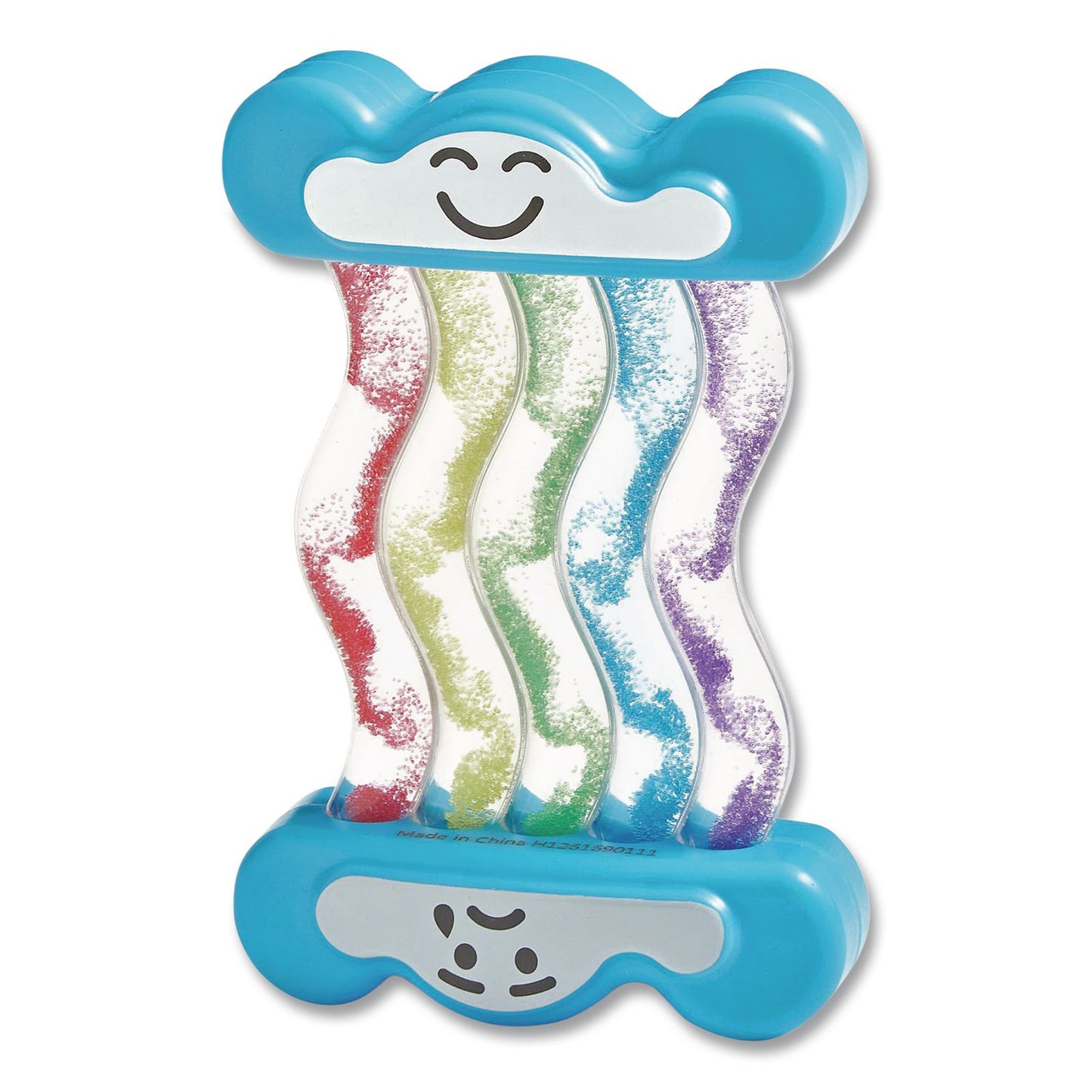 hand2mind® My Feelings Rainbow Fidget Tube, Ages 3 and Up, Blue (HDM94489)