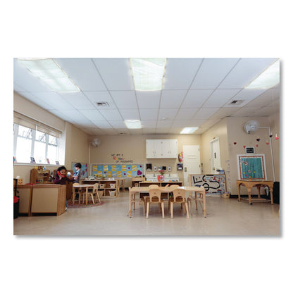 Educational Insights® Florescent Light Filter Covers, Square, 2 ft x 4 ft, Whisper White, 4 Panels (EII1231)