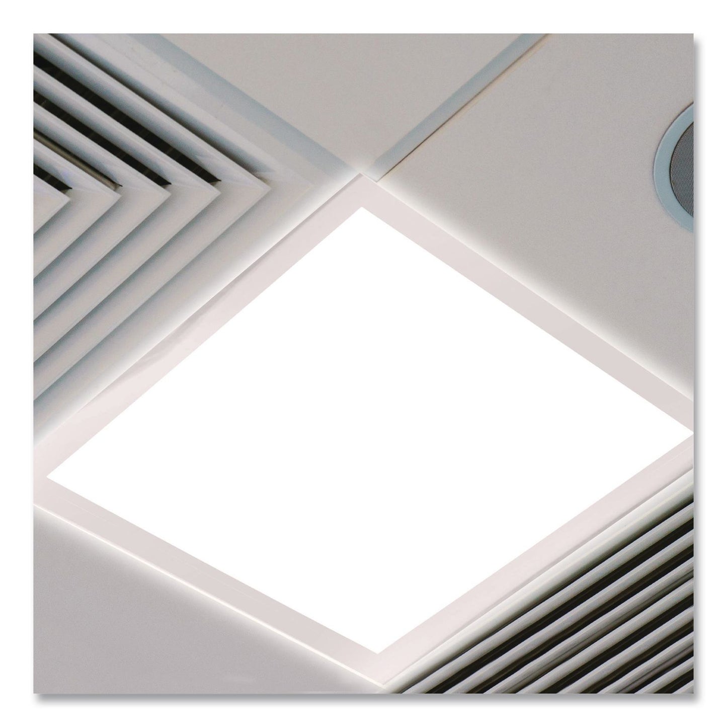 Educational Insights® Fluorescent Light Filter Covers, Square, 2 ft x 2 ft, Whisper White, 4 Covers (EII1237)