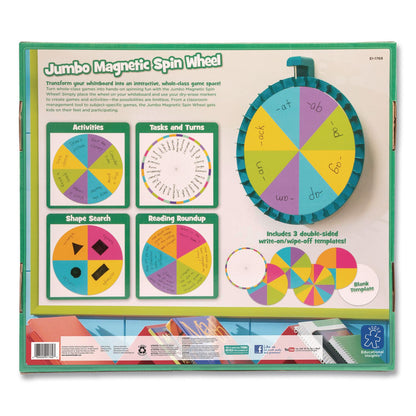 Educational Insights® Jumbo Magnetic Spin Wheel, 16" Diameter, Ages 3 and Up (EII1769)