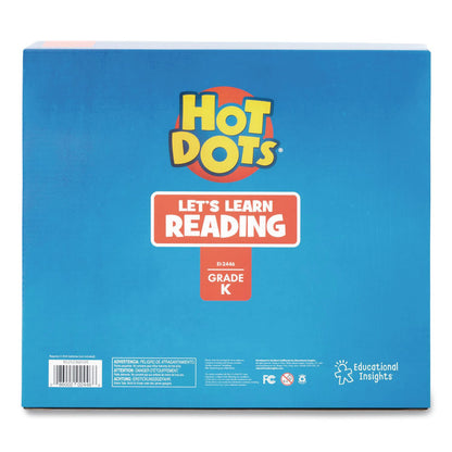 Educational Insights® Hot Dots Let's Learn Kindergarten Reading, Grade K, 50 Pages (EII2446)