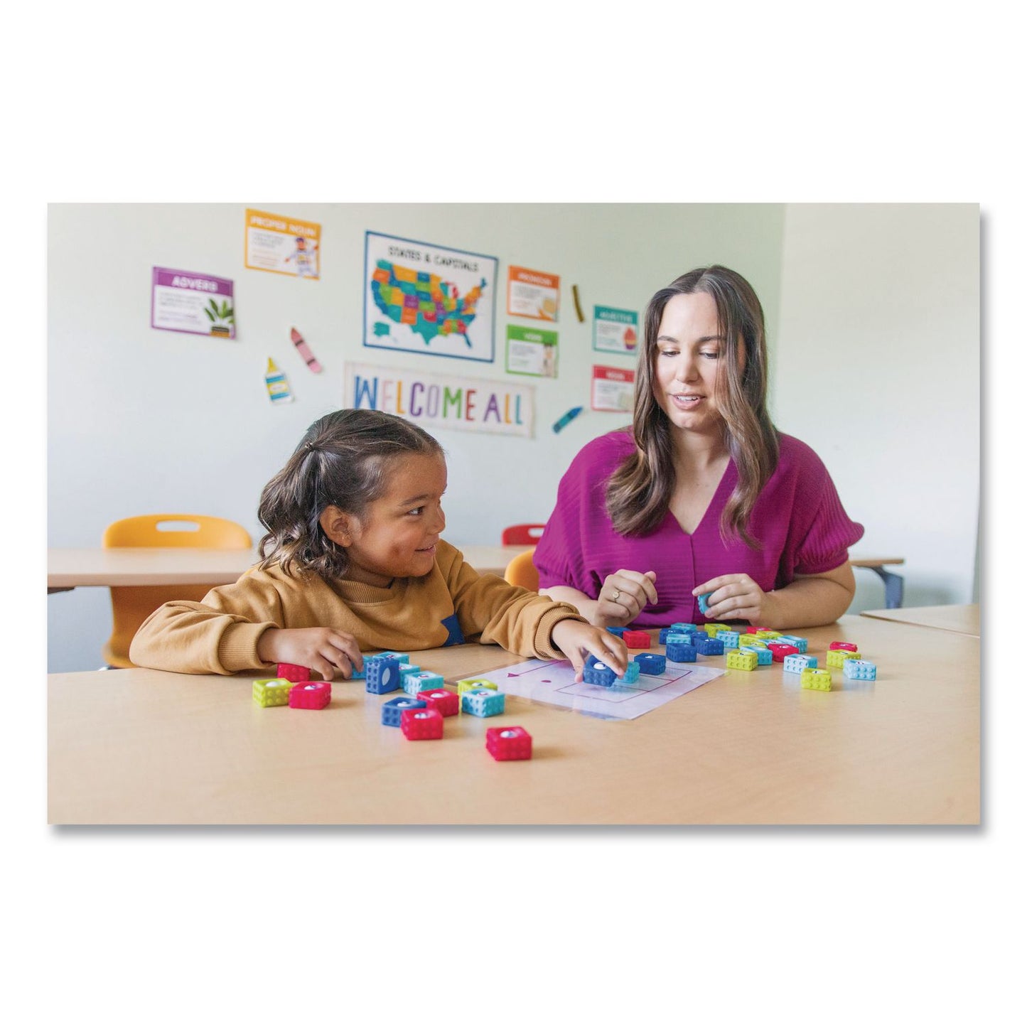 Educational Insights® Alphabet BubbleBrix. Ages 3 to 7, Plastic, Assorted Colors, 42 Pieces (EII2598)