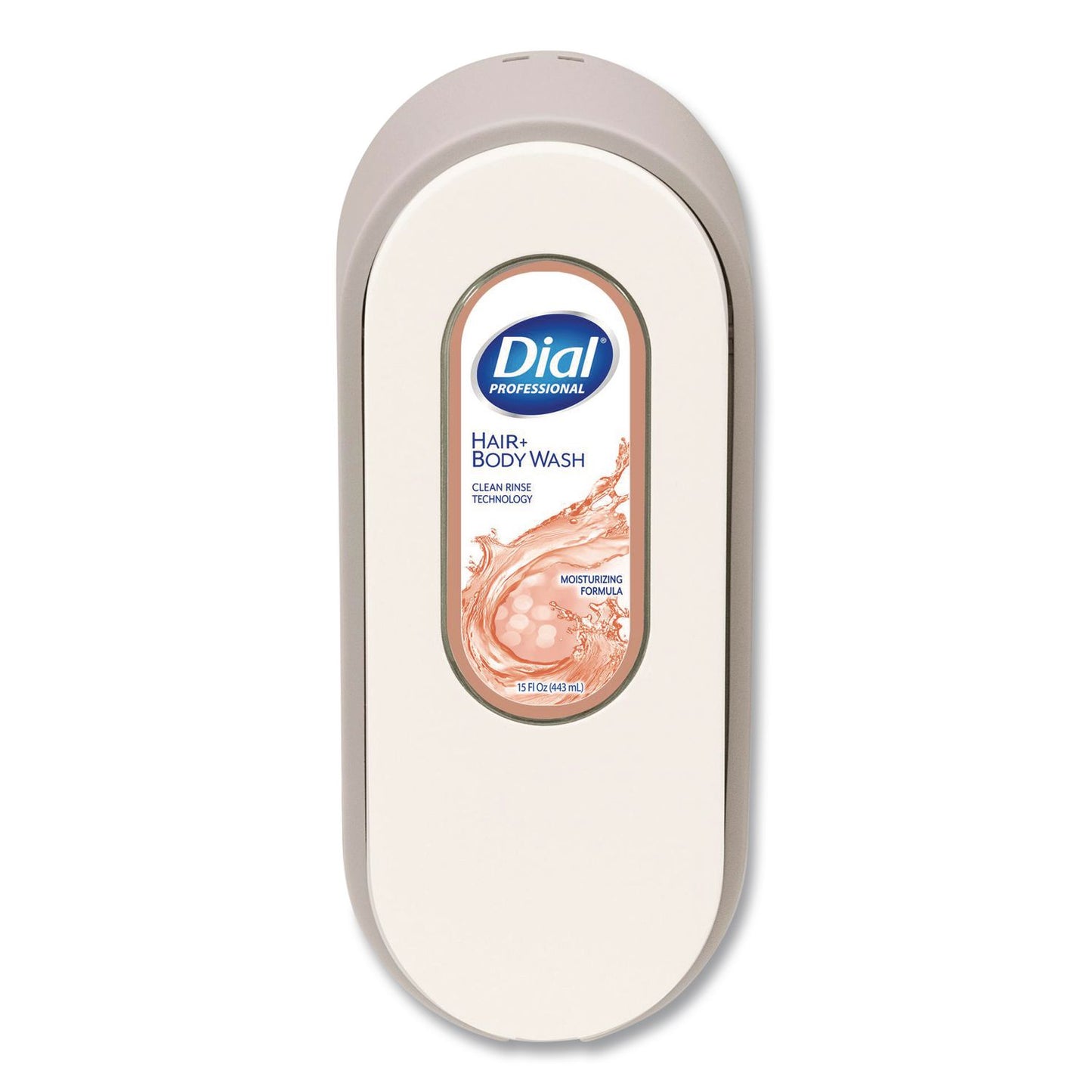 Dial® Professional Hair + Body Wash Refill for Versa Dispenser, Neutral Scent, 15 oz, 6/Carton (DIA16304CT)