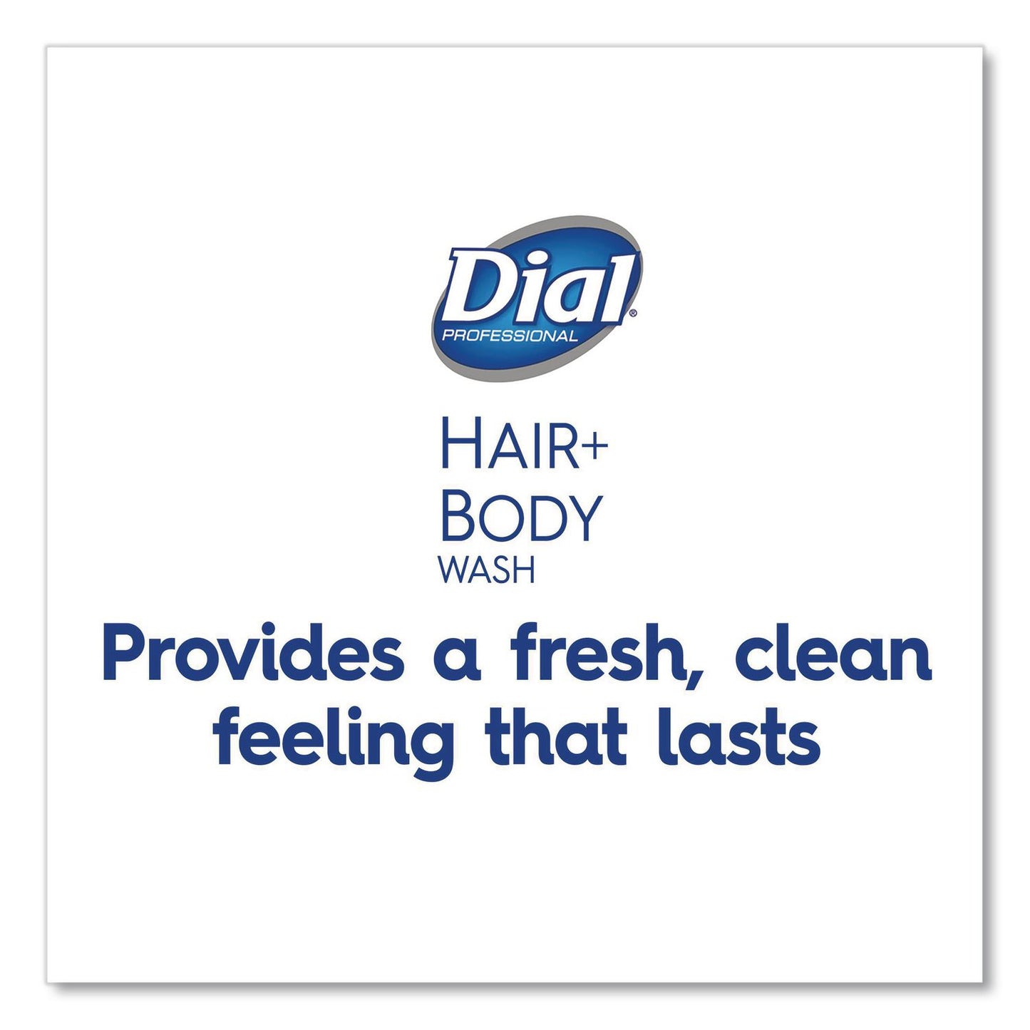 Dial® Professional Hair + Body Wash Refill for Versa Dispenser, Neutral Scent, 15 oz, 6/Carton (DIA16304CT)