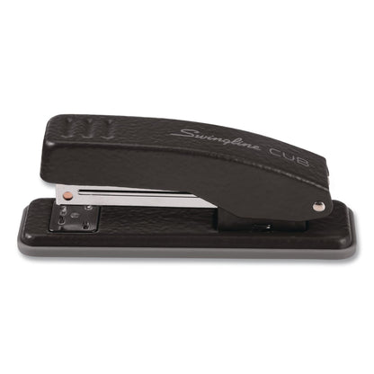 Swingline® Cub Compact Metal Stapler, 20 Sheet Capacity, Matte Black (SWI1068)