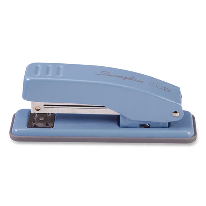 Swingline® Cub Compact Metal Staplers, 20 Sheet Capacity, Electric Blue (SWI1069)