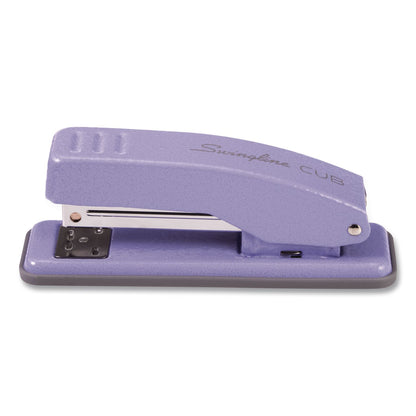 Swingline® Cub Compact Metal Staplers, 20 Sheet Capacity, Periwinkle (SWI1071)