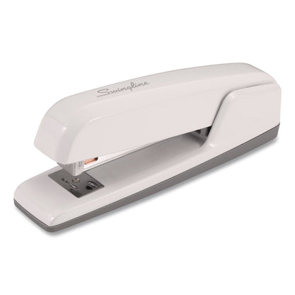Swingline® 747 Business Full Strip Desk Stapler, 30 Sheet Capacity, Arctic White (SWI74738)