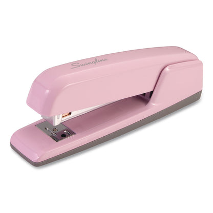 Swingline® 747 Business Full Strip Desk Stapler, 30 Sheet Capacity, Blush Pink (SWI74740)