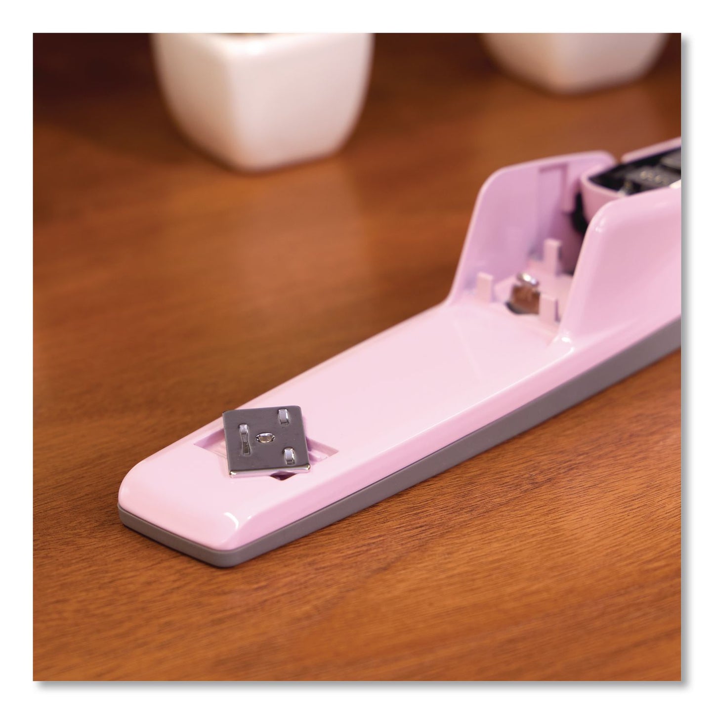 Swingline® 747 Business Full Strip Desk Stapler, 30 Sheet Capacity, Blush Pink (SWI74740)