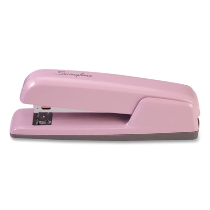 Swingline® 747 Business Full Strip Desk Stapler, 30 Sheet Capacity, Blush Pink (SWI74740)