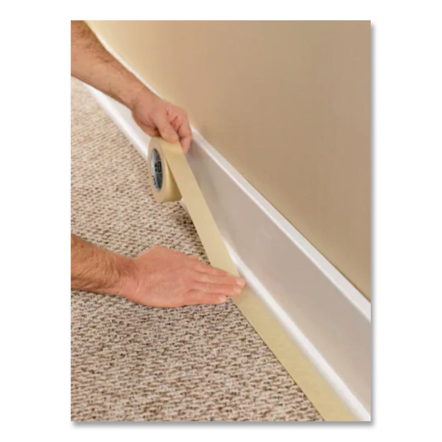 Scotch® Greener Masking Tape 2050, 3" Core, 0.94" x 60 yds, Beige (MMM205024A)