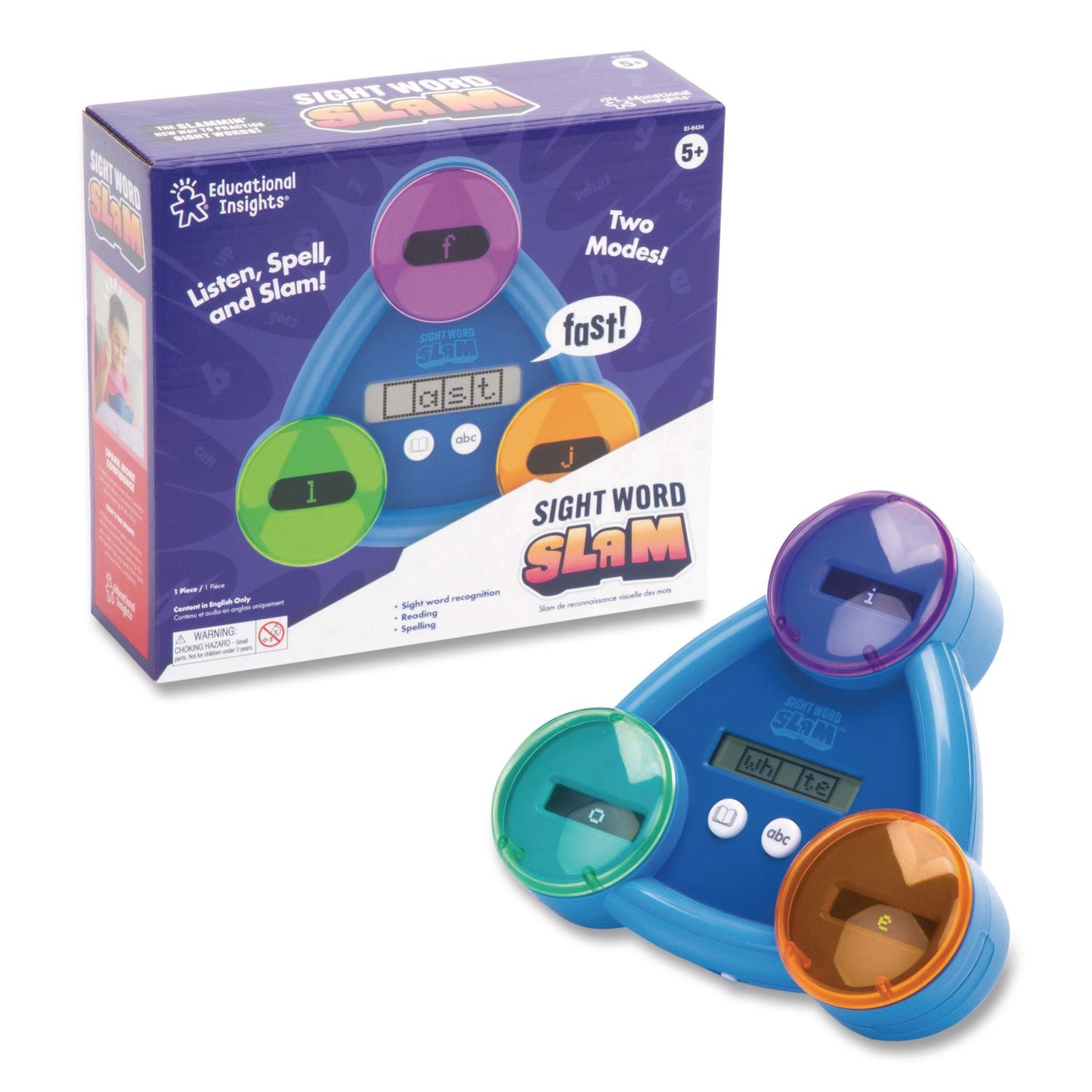 Educational Insights® Sight Word Slam, Two Game Modes, 185 Sight Words, Grades K to 2 (EII8434)