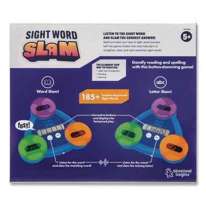 Educational Insights® Sight Word Slam, Two Game Modes, 185 Sight Words, Grades K to 2 (EII8434)