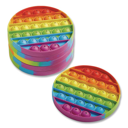 hand2mind® Alphabet Sensory Bubble Poppers, Pre-K to K, 6 Pieces (HDM95429)