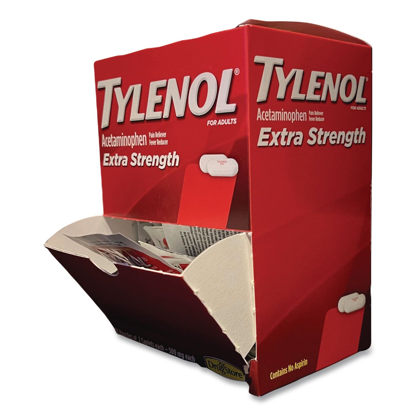 Tylenol® Extra Strength Caplets, Two-Pack, 30/Box (LIL64478)