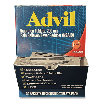 Advil® Ibuprofen Tablets Refill Packs, Two-Pack, 30/Box (LIL64008)